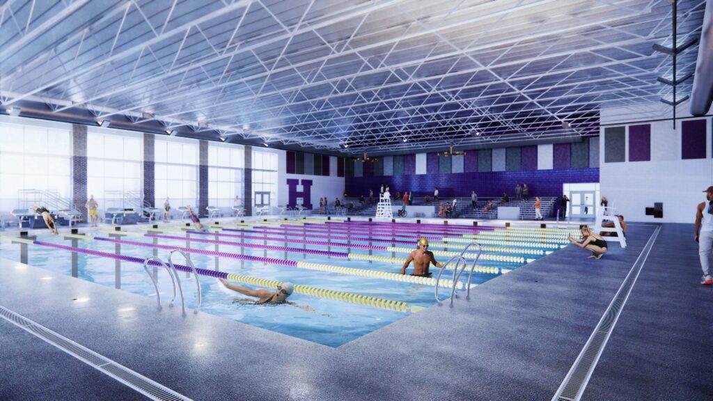 Bowling Green High School pool rendering